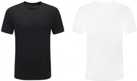 Комплект футболок Xiaomi Runmi 90 Points Antibacterial T-shirt SET Black and White XXL (2 шт.)